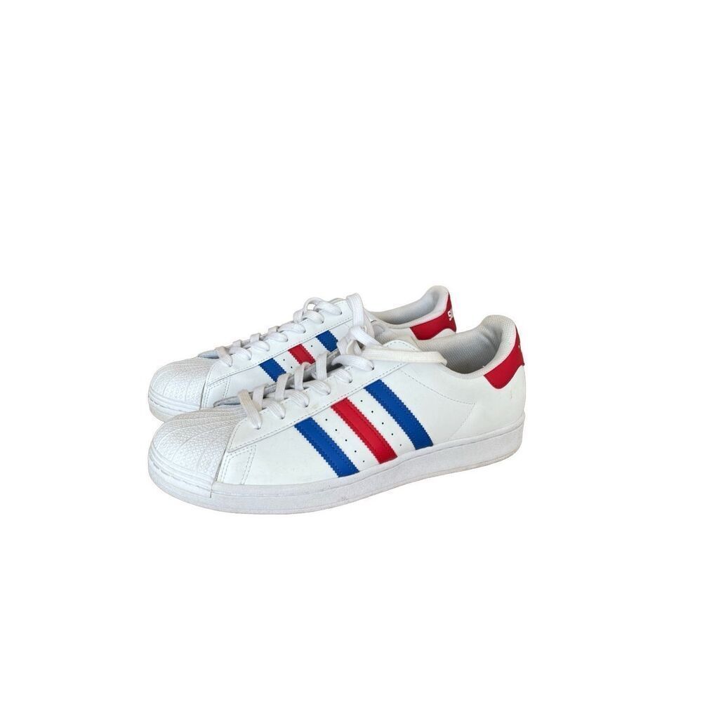 Adidas Mens White Americana vs. Superstar USA Sneakers Athletic Shoes Size 11